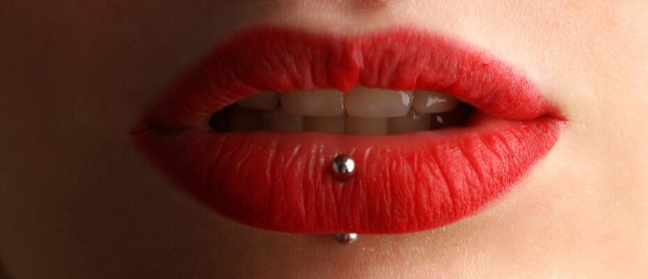 how to clean a lip piercing